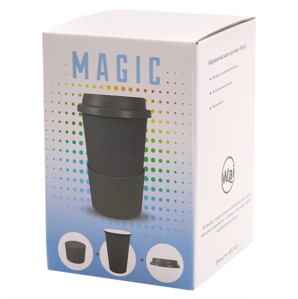 Кружка Magic To Go, оранжевый/тёмно-синий