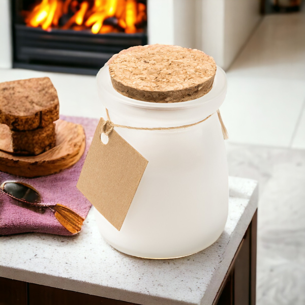 Свеча SURNA, белый / Стильный и элегантный элемент декора