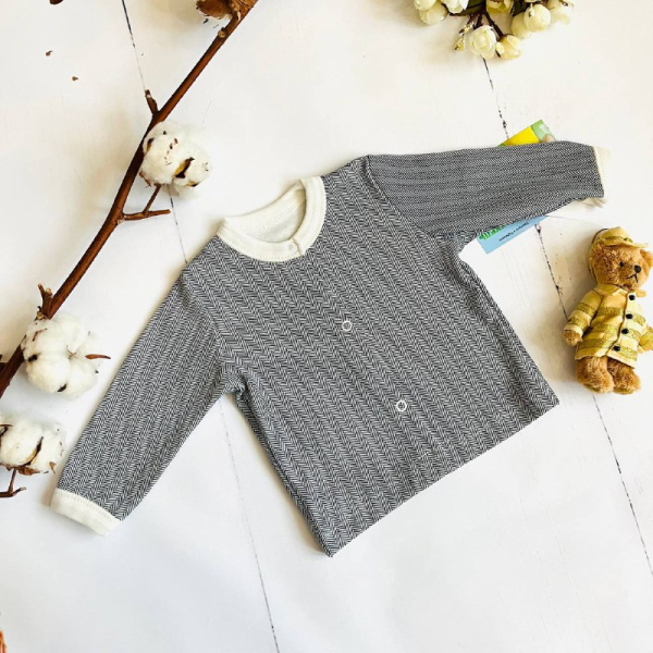 Кофточка для новорожденных детей Bebika, натуральный хлопок (13/15-1)