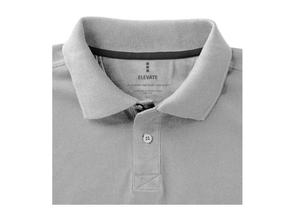 Рубашка поло "Calgary" мужская, Размер 3XL, Цвет серый меланж