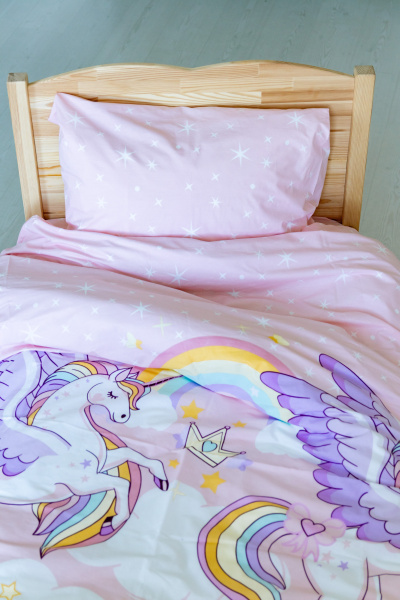 Детское постельное белье "Baby" 1,5 спальное. Поплин 100% (под.153х215, простынь НА РЕЗИНКЕ 160х240, нав.70х70)