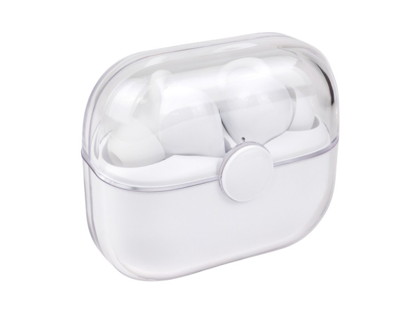 Наушники беспроводные TWS «Clarity» с шумоподавлением ENC, Цвет белый