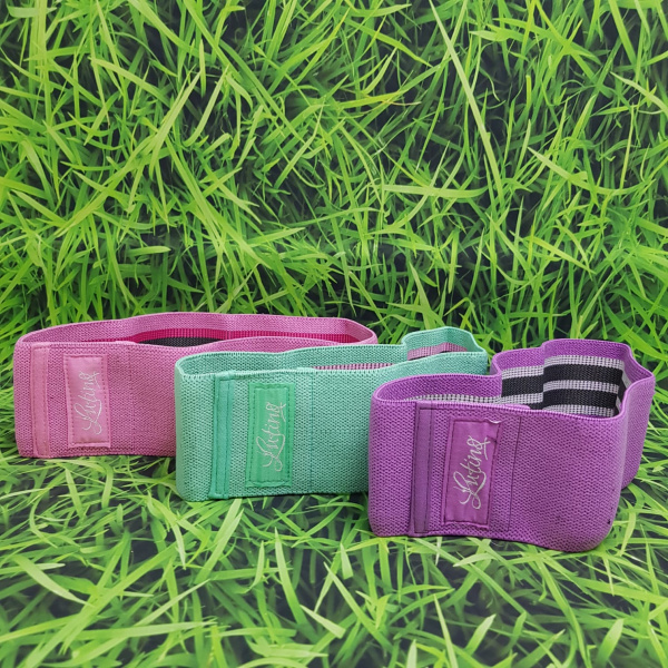 Набор тканевых резинок для фитнеса LUTING (эспандеры резинки для фитнеса), 3 шт.