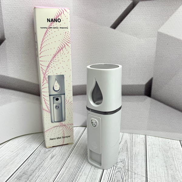 Портативный мини увлажнитель для лица Nano Mist Sprayer / карманный увлажнитель с зеркальцем, USB