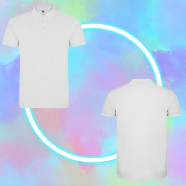 Футболка поло STAR мужская с воротником "Контент-10"