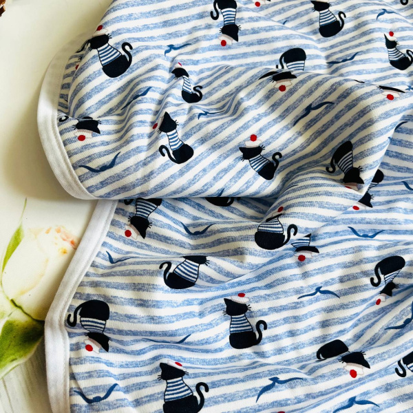 Плед детский из натурального хлопка Bebika (13/17-15), р-р 90х90 см