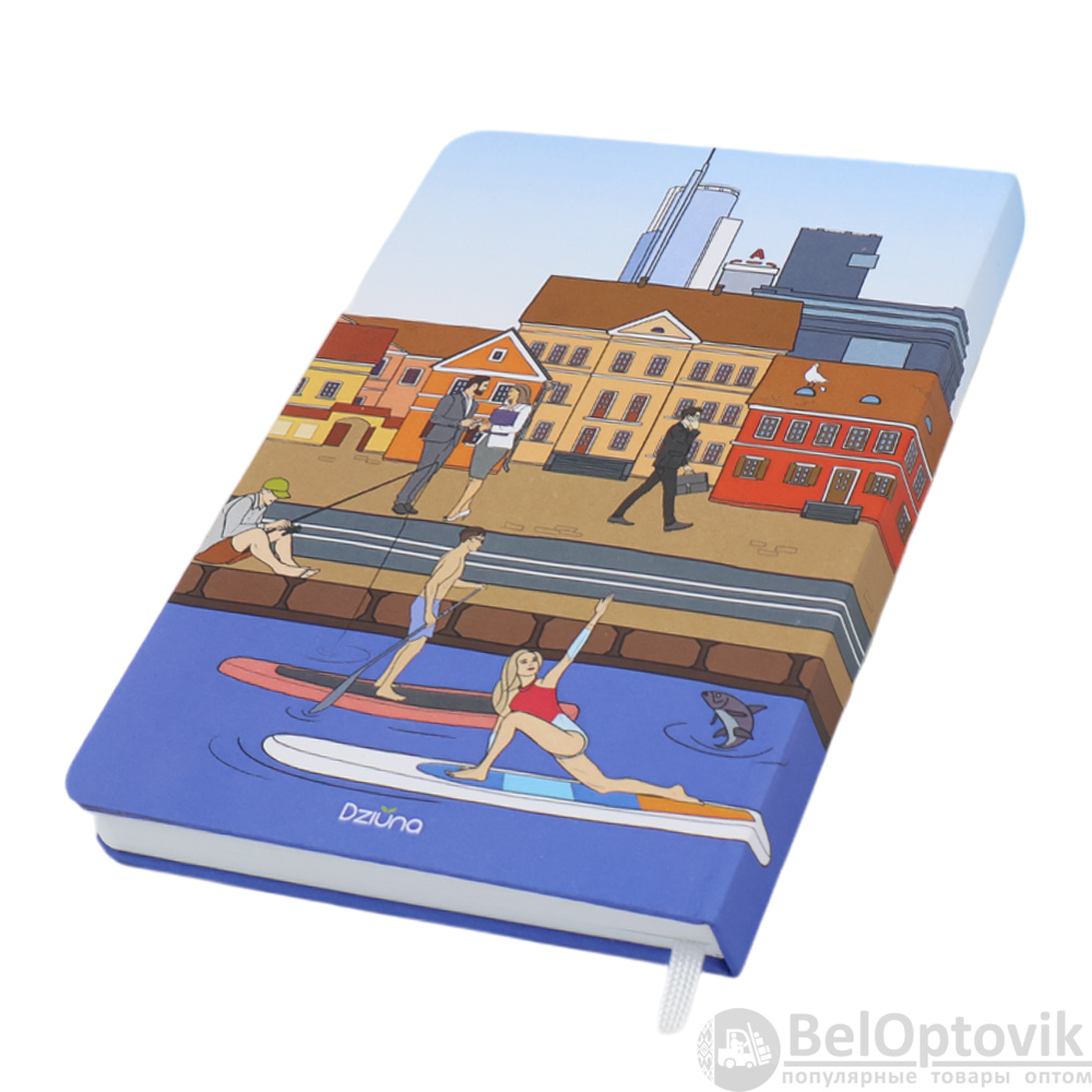 Записная книжка A5 Dziuna Немига в клетку 15 x 21 см