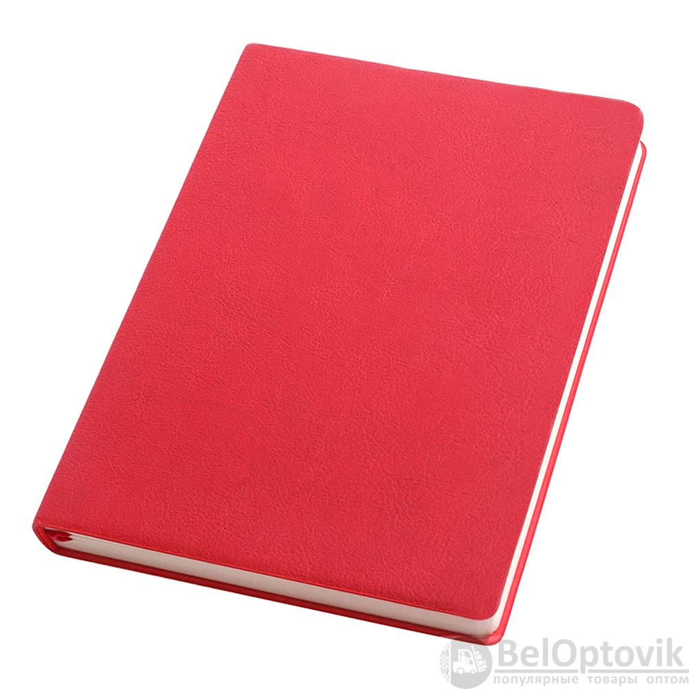Ежедневник A5 недатированный Franco в мягком переплёте, красный