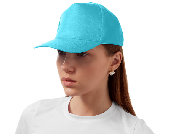 Бейсболка «Poly», Размер 56, Цвет лазурный