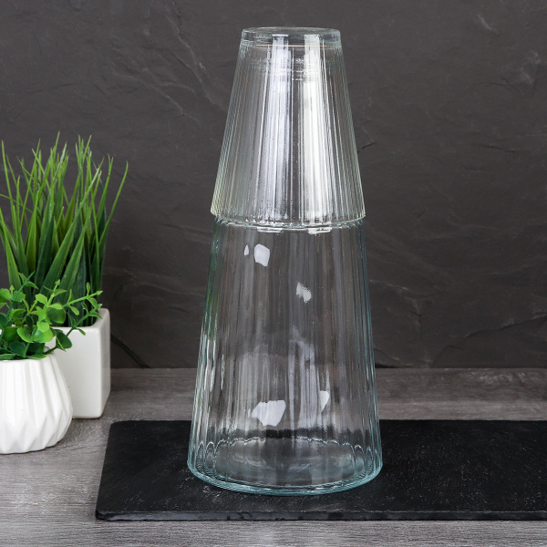 Графин 850 мл и стакан 250 мл Набор холостяка / NCH2-1 /уп 24/ стеклянный