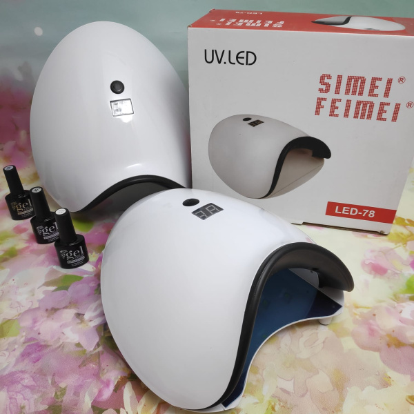 Лампа для маникюра/педикюра Simei Feimei 78 LED 48 Вт (Лампа для сушки ногтей)