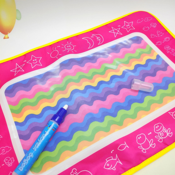 Развивающий водный коврик для рисования Mommy Love Рисуем водой, 44 х 29 см.