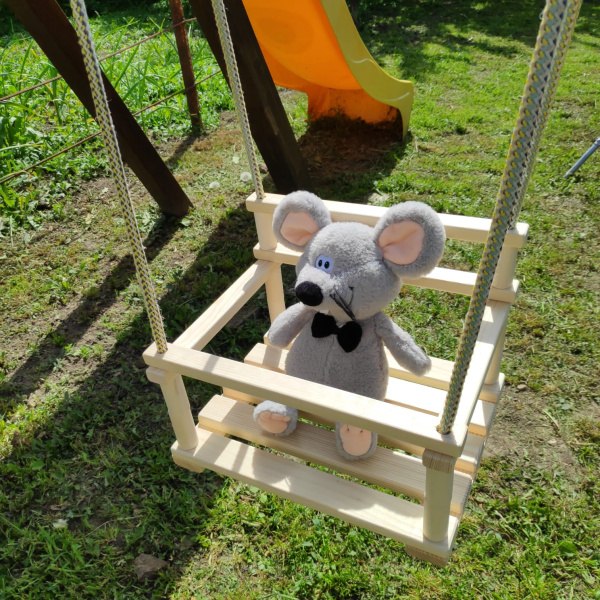 Качели деревянные, подвесные "Классические" (складные, походные)