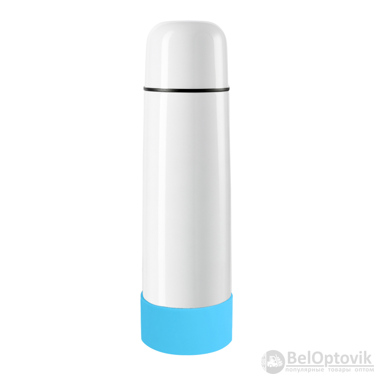 Термос Picnic Bright To Go, белый/бирюзовый