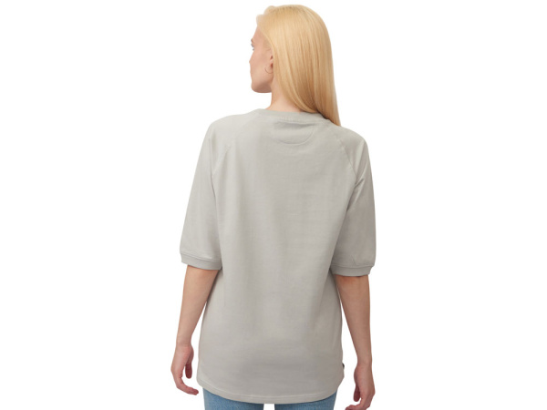 Футболка c рукавом реглан «Warsaw» унисекс, Размер XL, Цвет жемчужно-серый