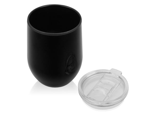 Термокружка «Pot», Цвет черный глянцевый