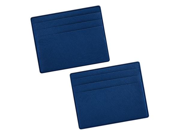 Картхолдер для 6 банковских карт и наличных денег «Favor», Цвет синий