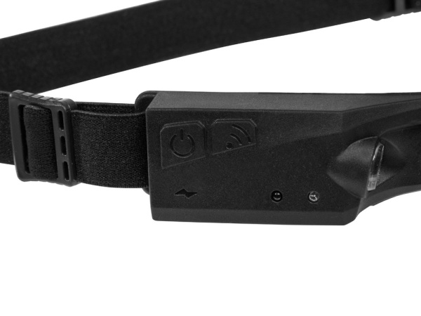 Налобный фонарь 2-в-1 c управлением жестами «Spacelight», Цвет черный