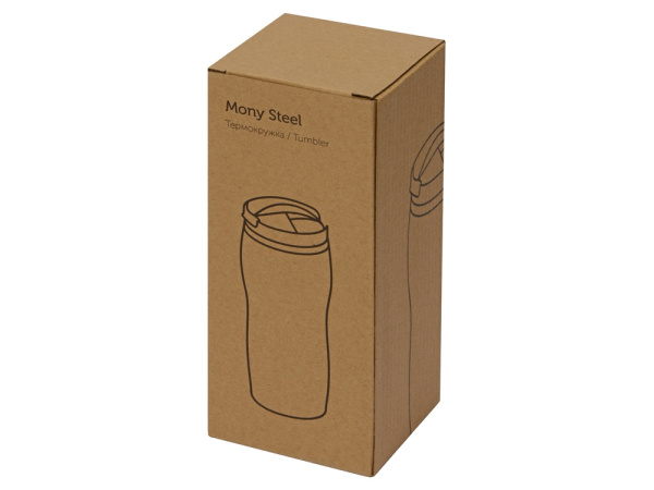 Термокружка «Mony Steel» soft-touch, Цвет зеленое яблоко