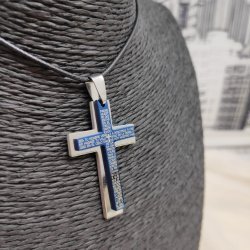 Кулон-подвеска "Крест" два цвета