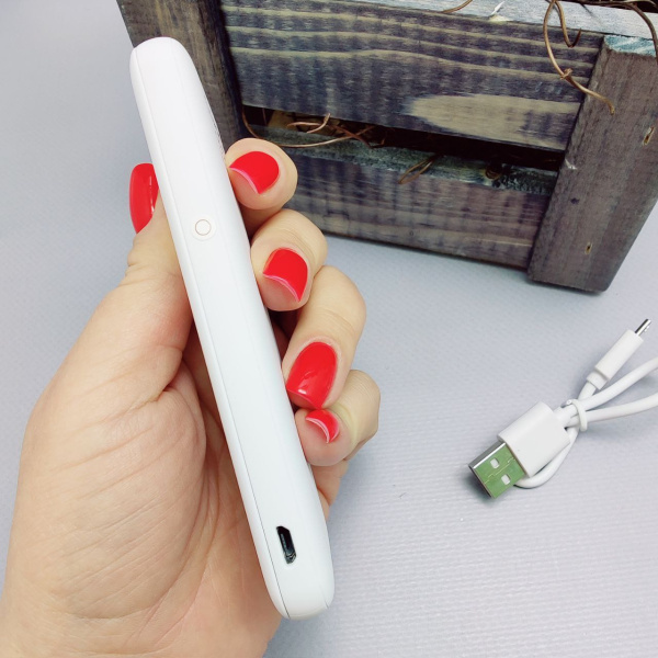 Внешний акккумулятор Power Bank Arrida 5000mAh, с покрытием "Baby skin” soft - touch Kinetic