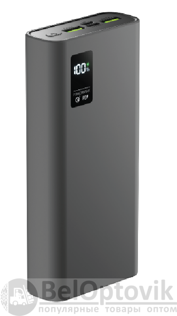 Внешний АКБ QR-20, 20000mAh, space-gray, OLMIO