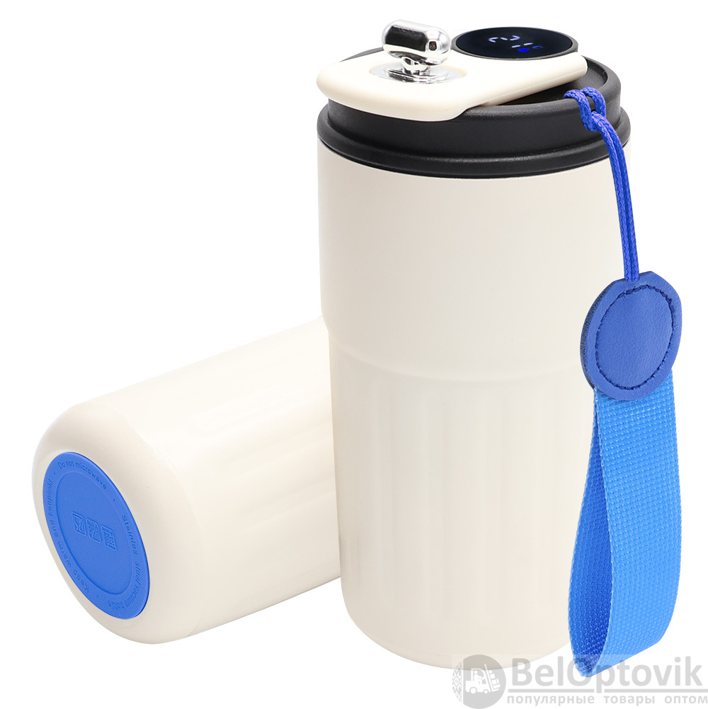 Термокружка Ashly To Go, белая/синяя