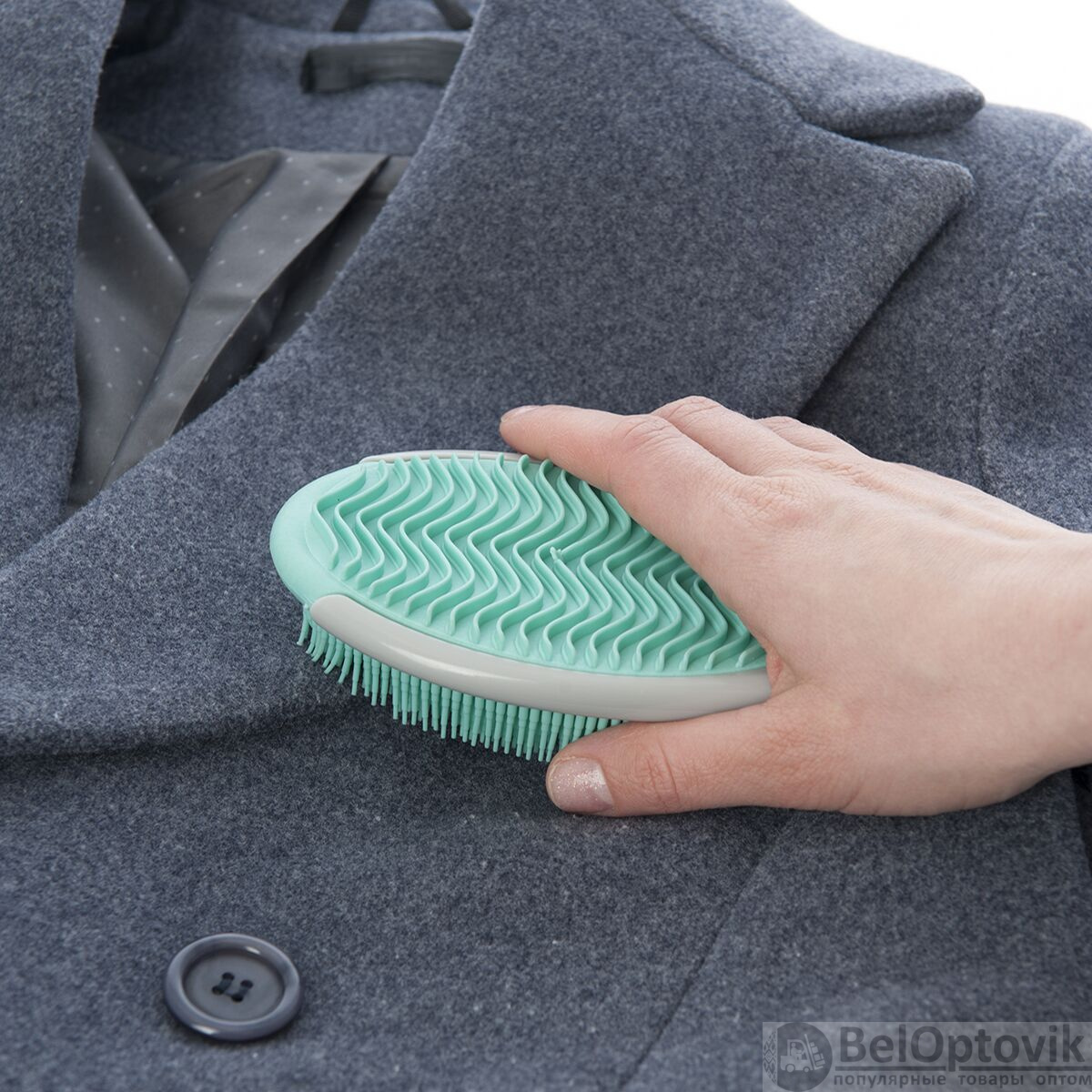 Щетка резиновая для одежды, текстиля, обивки You'll love 16,3*3,5*7,5 см