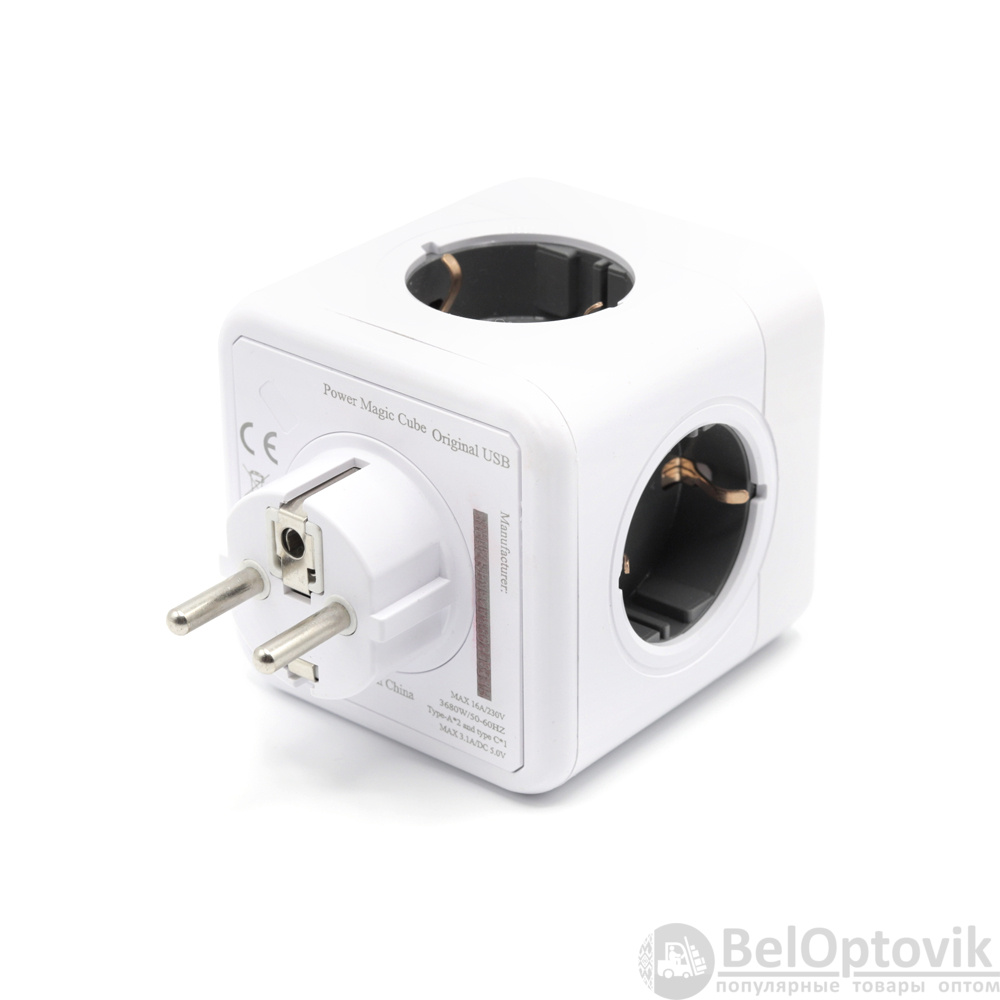 Универсальное зарядное устройство Power Block, белый