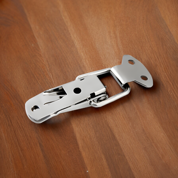 Замок-защелка под пломбу из Никеля 90*30,81 мм / Прочный и надежный