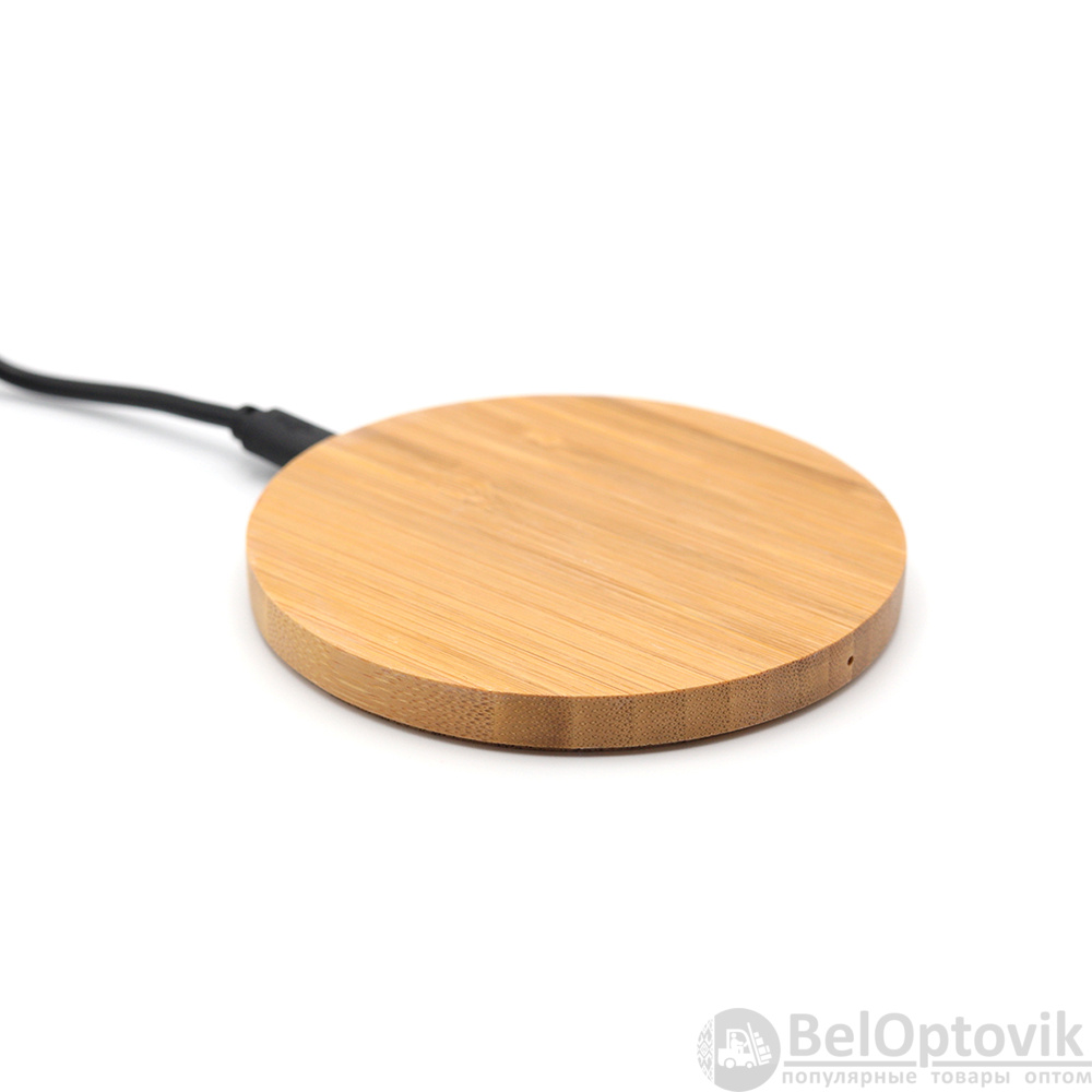 Беспроводное зарядное устройство Bamby 10W, натуральный