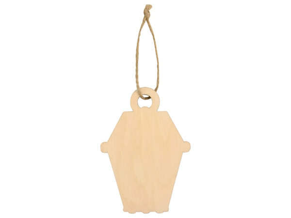 Подвеска «Новогодний фонарик», Цвет натуральный/коричневый