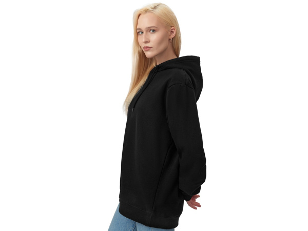 Толстовка с капюшоном оверсайз «Lisbon» унисекс, Размер 2XL, Цвет черный