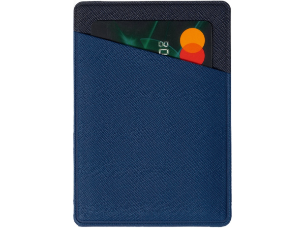 Картхолдер на 3 карты вертикальный «Favor», Цвет ярко-синий/темно-синий