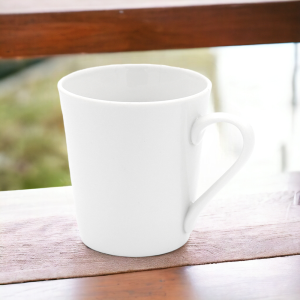 Кружка фарфоровая 300 мл "Классик", Белый
