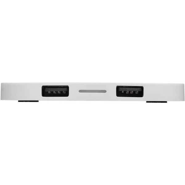 Беспроводное зарядное устройство Interra Plus, белое, 9x9x0,9 см