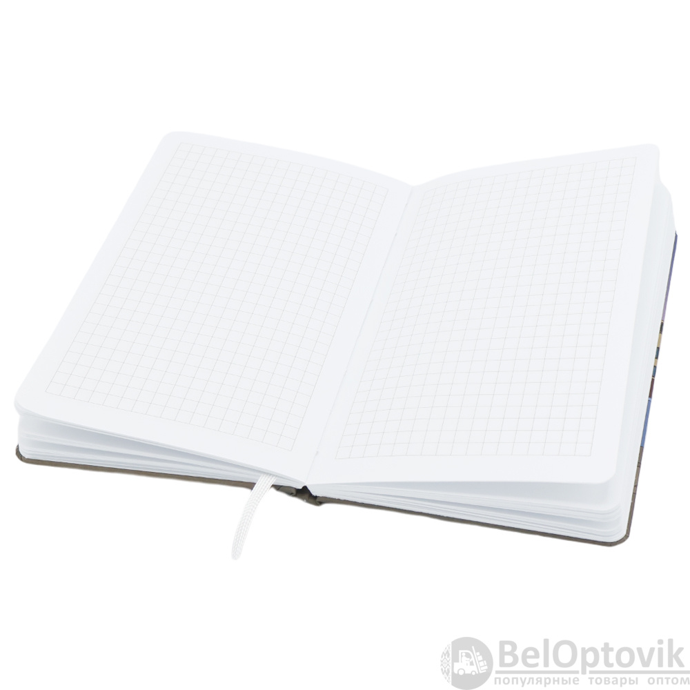 Записная книжка A5 Dziuna Зыбицкая в клетку 15 x 21 см