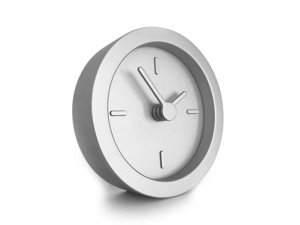 Часы настольные Bronco «Sparky» XXS, Цвет серебристый