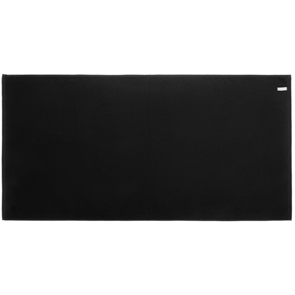 Полотенце отельное For Rooms, большое, черное, 70х140 см