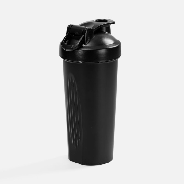 Спортивный шейкер Shake It Easy, черный, 21,5х9,5 см