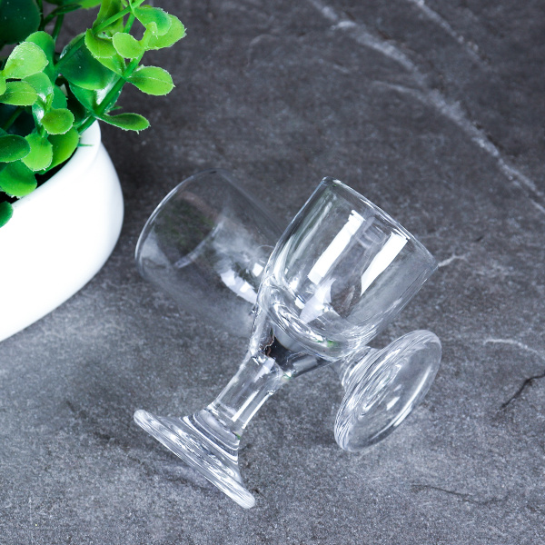 Рюмка 6 штук 10 мл гладкая / BХ-11 /уп 48/ Минзурка