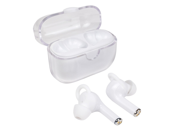 Наушники беспроводные TWS «Clarity» с шумоподавлением ENC, Цвет белый