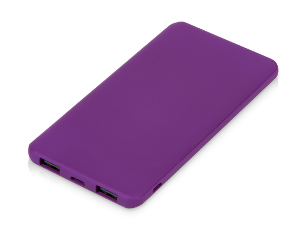 Подарочный набор «COLOR IT» c блокнотом, ручкой и повербанком, 5000 mAh, Размер твердая обложка, Цвет фиолетовый
