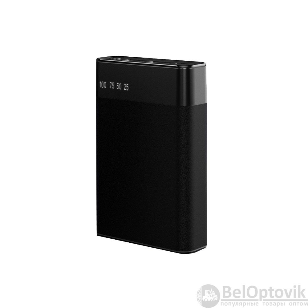 Внешний аккумулятор в металлическом корпусе Apria, 10000 mAh, черный