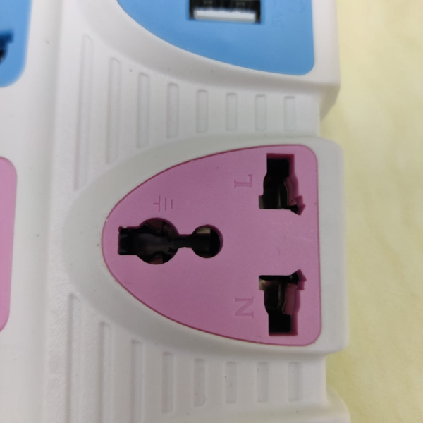 Сетевой удлинитель Евро EU-5 Power T-Lumira 2USB (max 2500W)