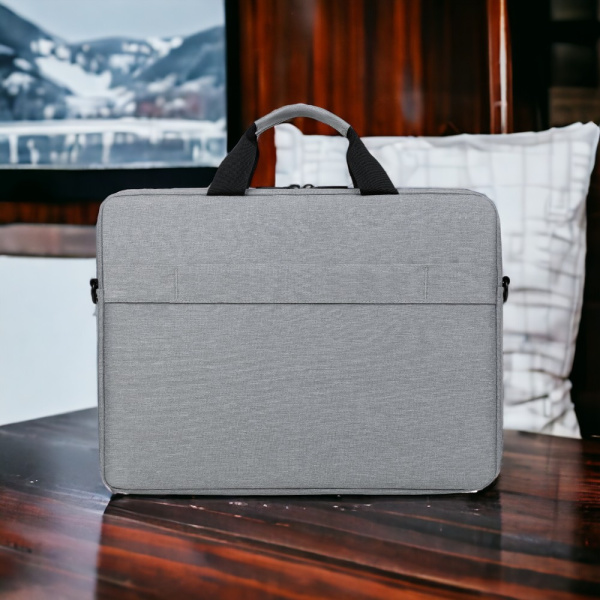 Сумка для ноутбука 15.6" Toptrick MLB-1041, серый / Крепление для чемодана, множество карманов