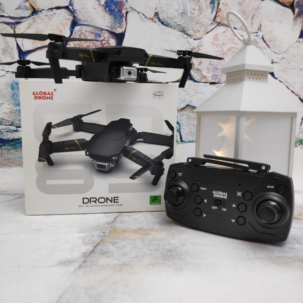 Квадрокоптер Global Drone GD89 с камерой WI-Fi HD