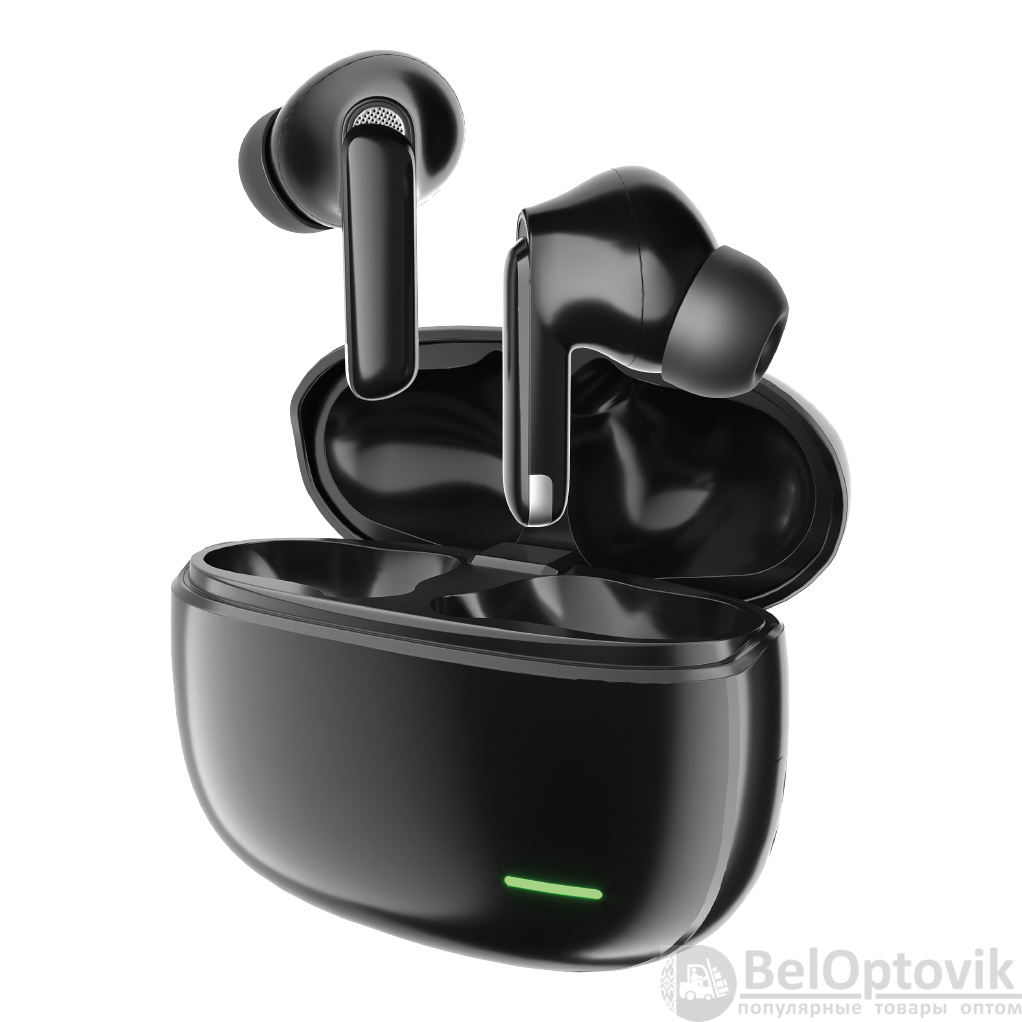 Наушники беспроводные "TWE-22", ANC+ENC PRO,True Wireless, black, OLMIO