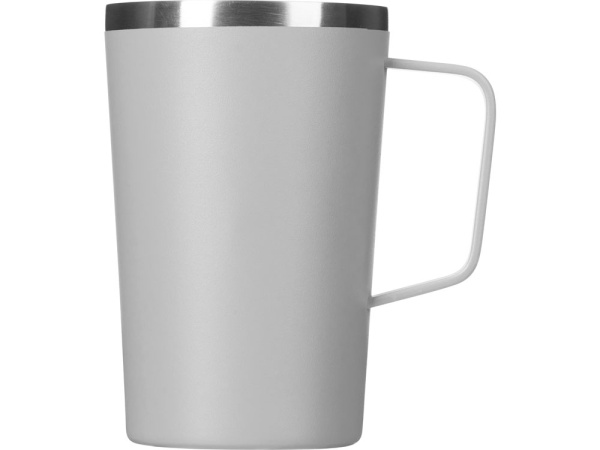 Стальная кружка с двойными стенками и порошковым покрытием «Tibet», Цвет серый