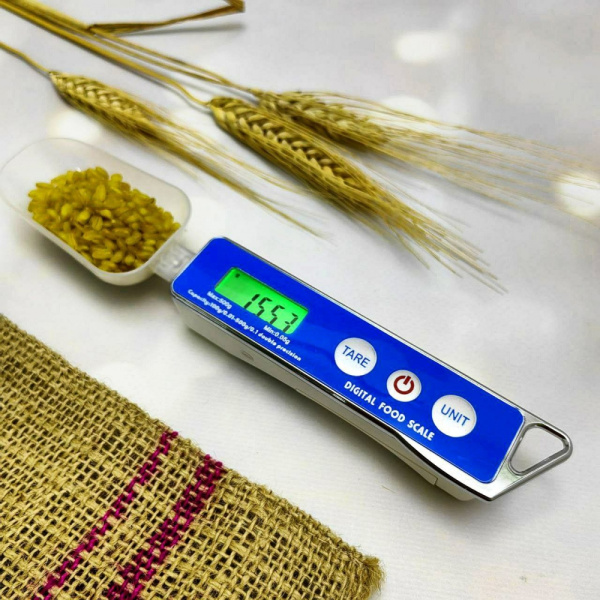 Кухонная электронная мерная ложка-весы с LCD экраном Digital spoon scale FD-01, 500 gr